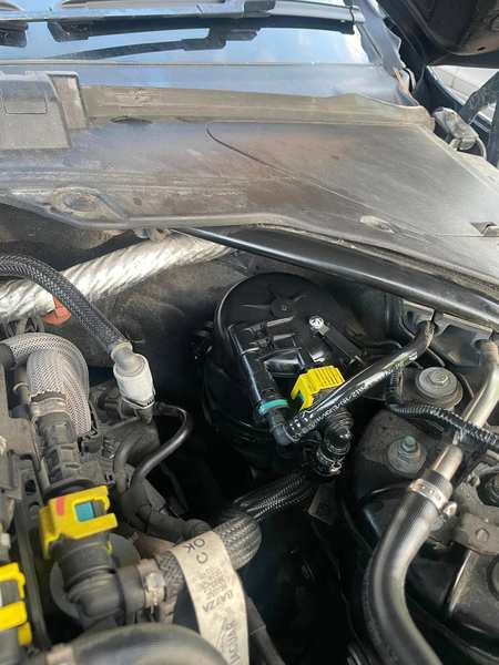 Under-bonnet work — full service components accessed