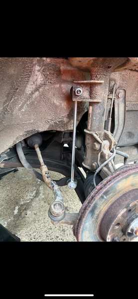 Rear track rod end inspection and replacement
